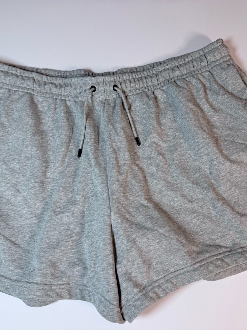 Nike Women’s 2X Gray Fleece Drawstring Athletic Shorts - Picture 1 of 4